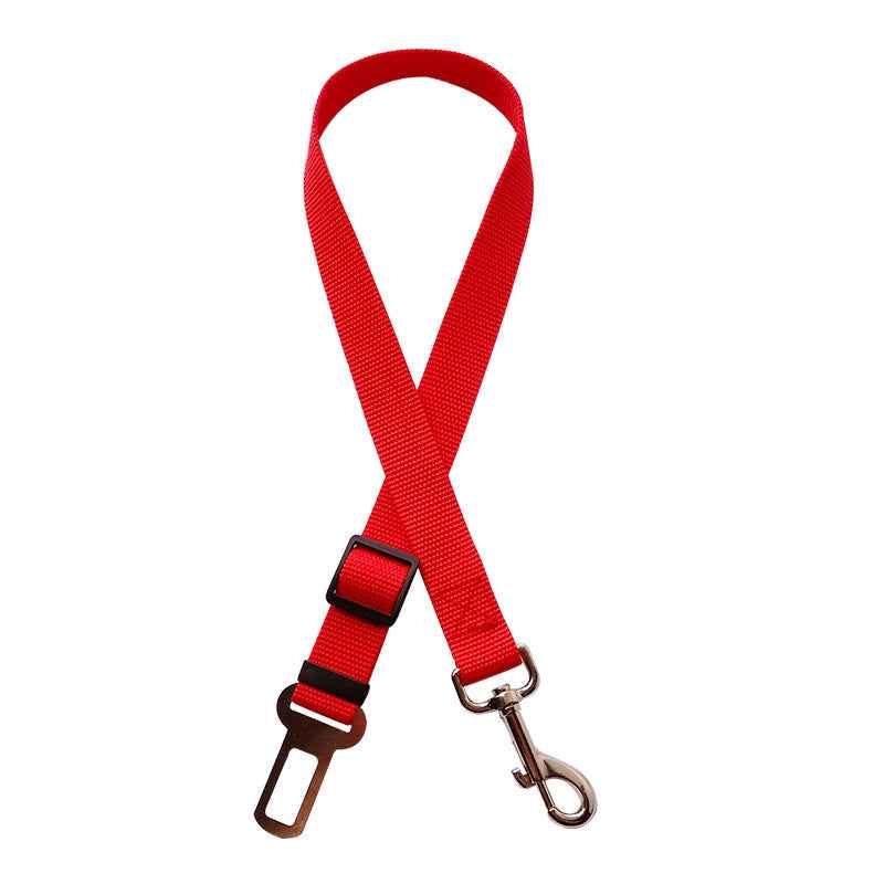 Adjustable Dog Car Seat Belt – Pet Safety Restraint for Car Travel