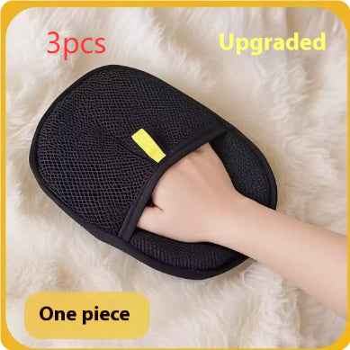 Pet Grooming Glove – Dog & Cat Deshedding Hair Remover Mitt