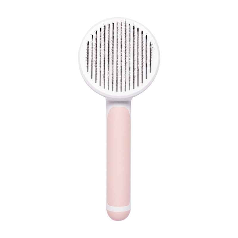 Self-Cleaning Slicker Brush for Dogs & Cats – Deshedding Tool