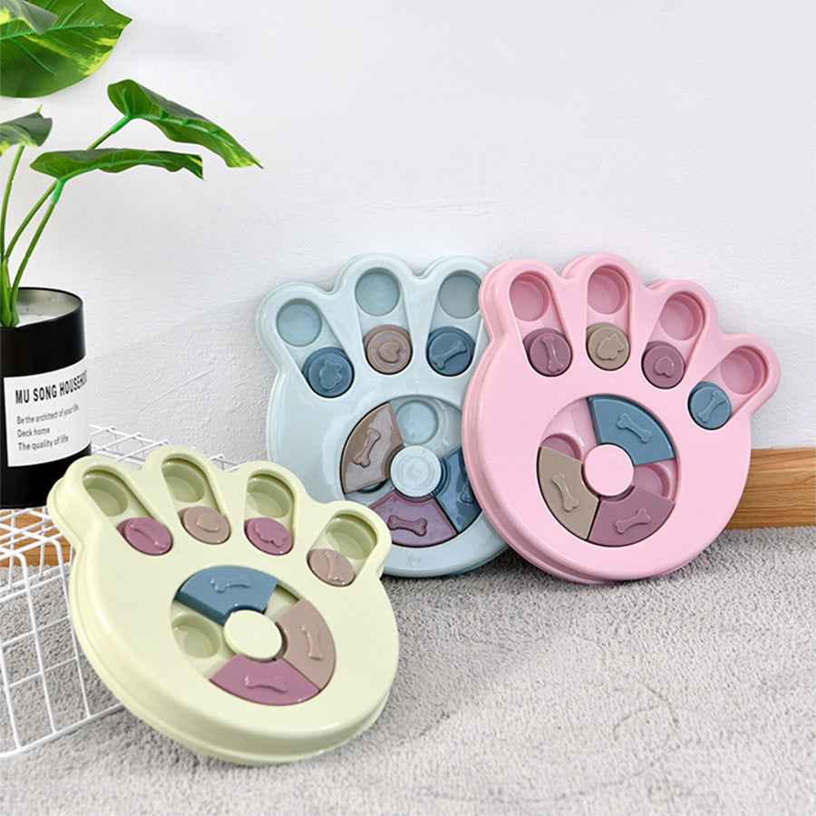 Interactive Dog Puzzle Feeder – Slow Feeder Bowl & Training Toy