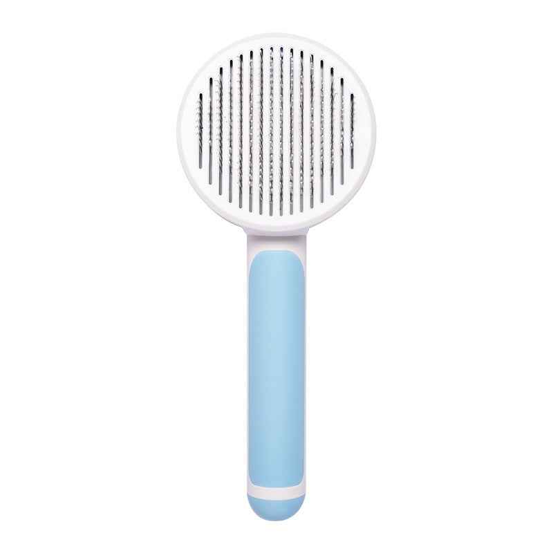 Self-Cleaning Slicker Brush for Dogs & Cats – Deshedding Tool