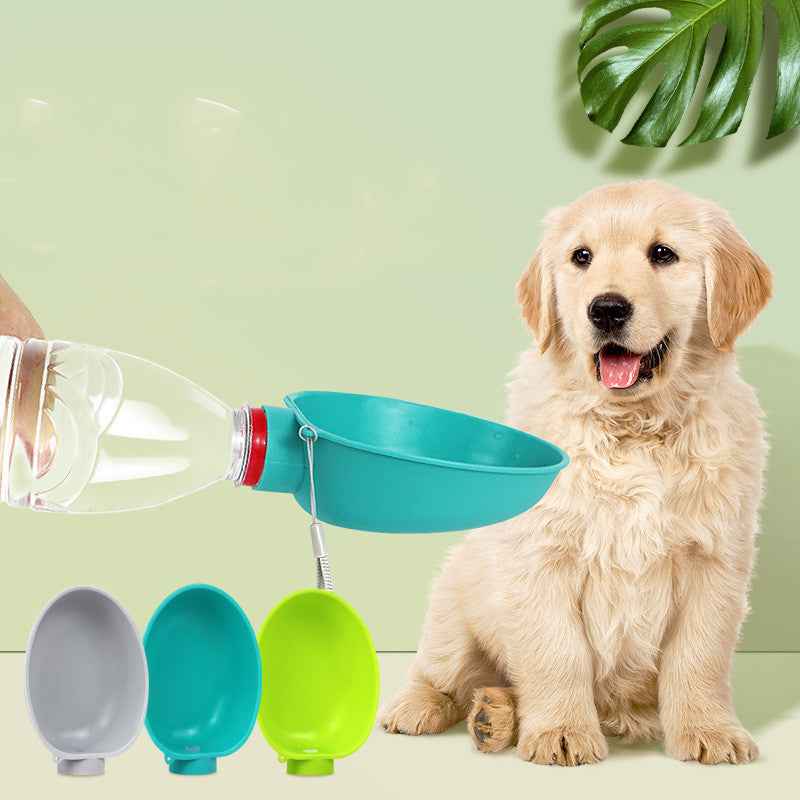 Portable Dog Water Bottle & Bowl – Leak-Resistant Pet Water Feeder
