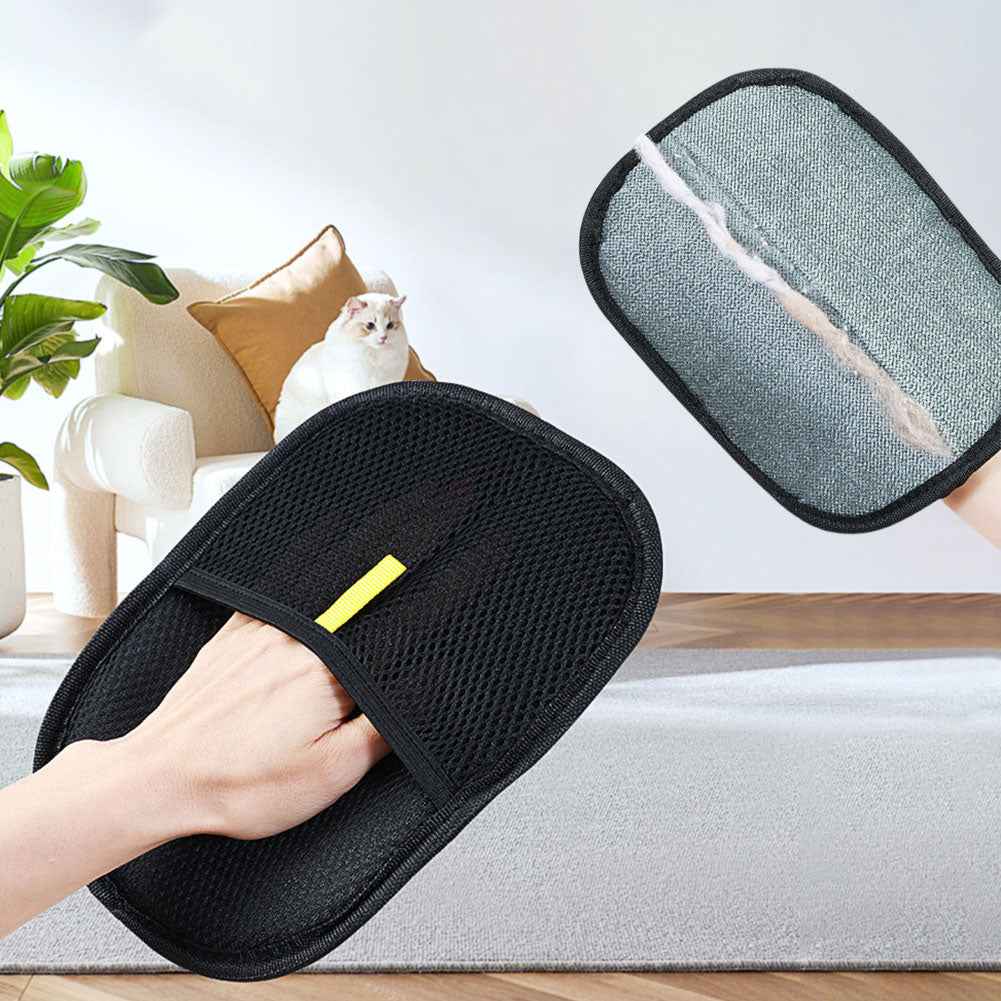 Pet Grooming Glove – Dog & Cat Deshedding Hair Remover Mitt