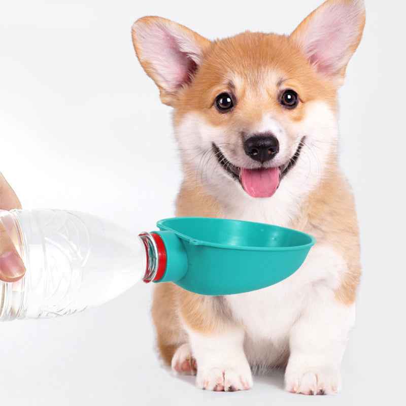 Portable Dog Water Bottle & Bowl – Leak-Resistant Pet Water Feeder