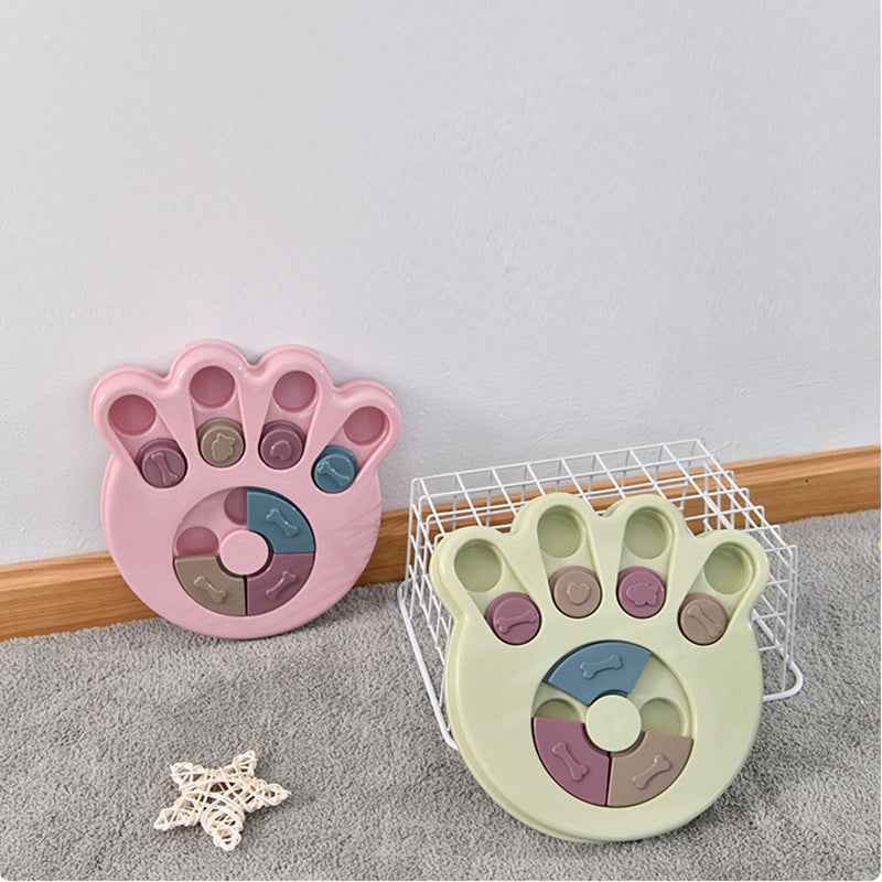 Interactive Dog Puzzle Feeder – Slow Feeder Bowl & Training Toy