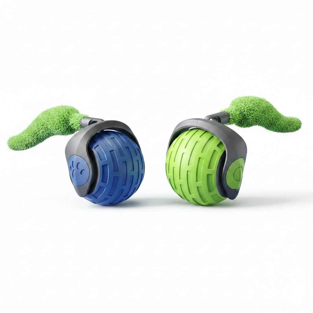 Interactive Automatic Cat Toy Ball – USB Rechargeable Rolling Toy