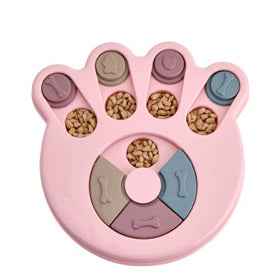Interactive Dog Puzzle Feeder – Slow Feeder Bowl & Training Toy