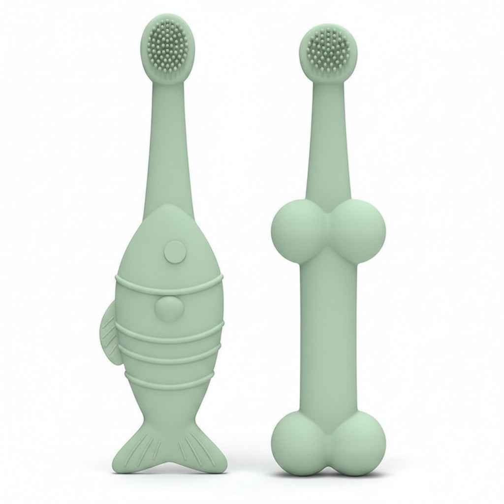 Silicone Dog & Cat Finger Toothbrush – Gentle Pet Dental Cleaner
