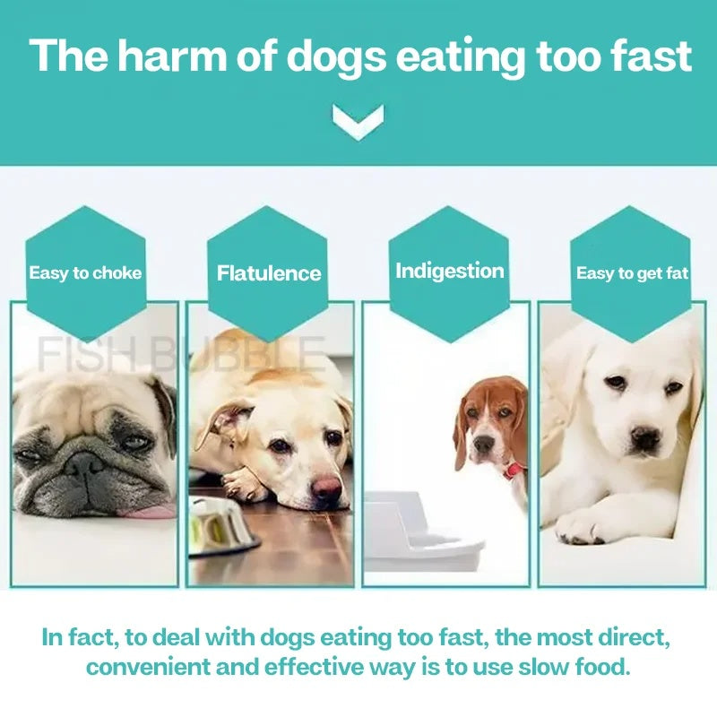 Slow feeder dog lick mat designed to encourage slower eating and provide engaging treat-based enrichment for dogs