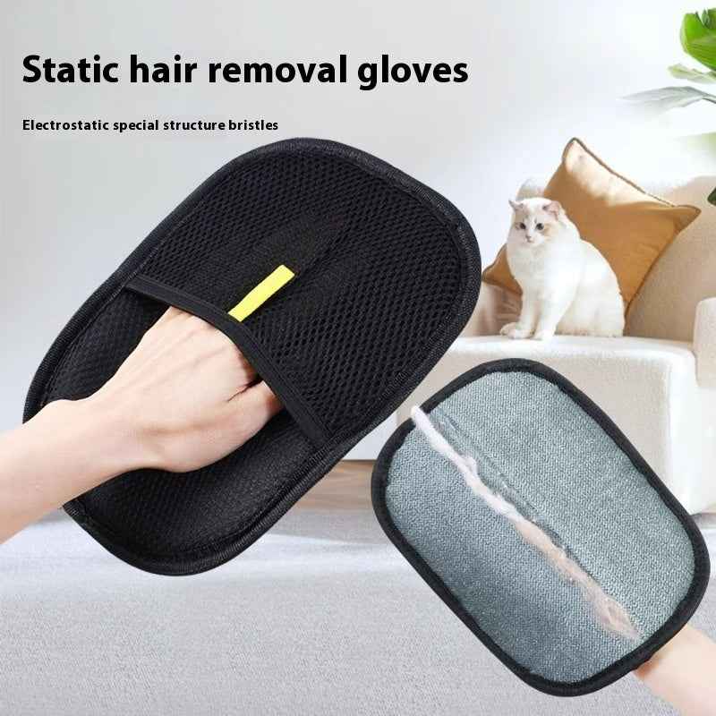 Pet Grooming Glove – Dog & Cat Deshedding Hair Remover Mitt