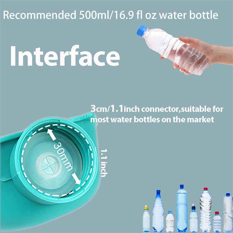 Portable Dog Water Bottle & Bowl – Leak-Resistant Pet Water Feeder