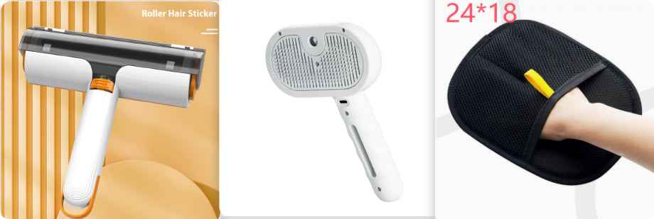Waterless Spray Pet Grooming Comb – Dog & Cat Hair Remover Brush