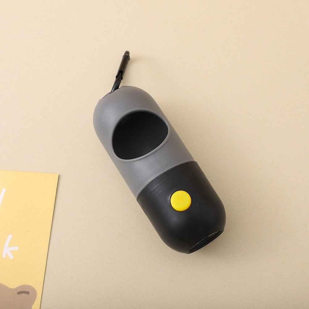 LED Light Dog Poop Bag Dispenser – Portable Pet Waste Holder