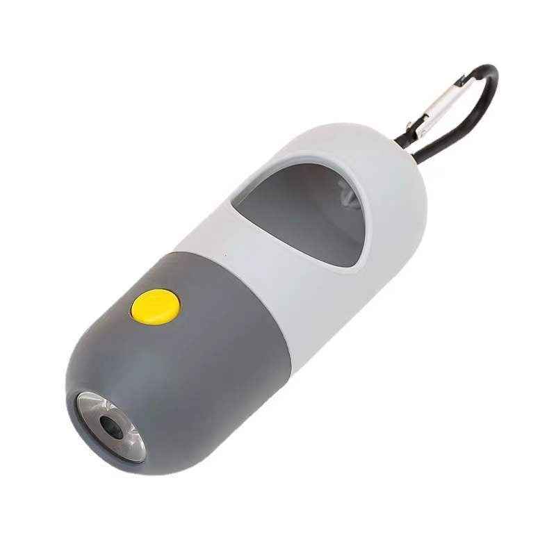LED Light Dog Poop Bag Dispenser – Portable Pet Waste Holder