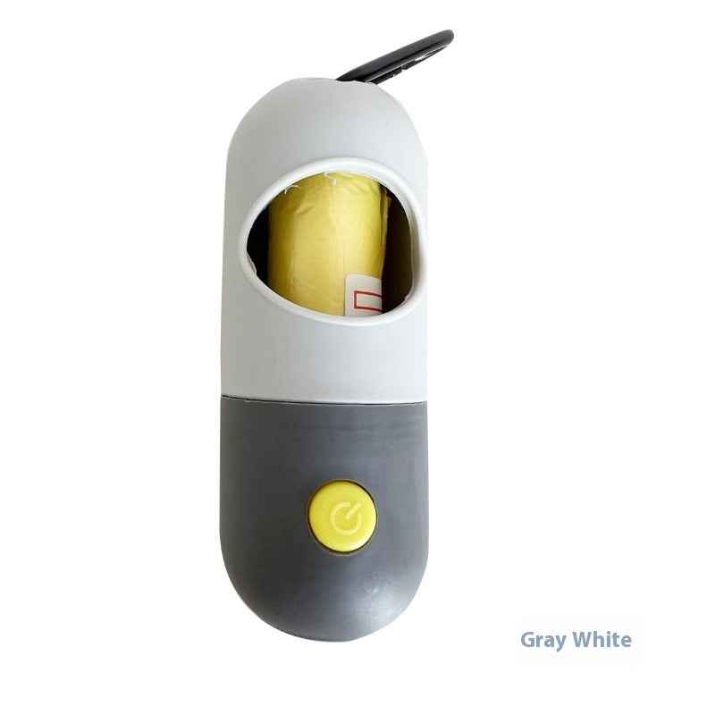 LED Light Dog Poop Bag Dispenser – Portable Pet Waste Holder