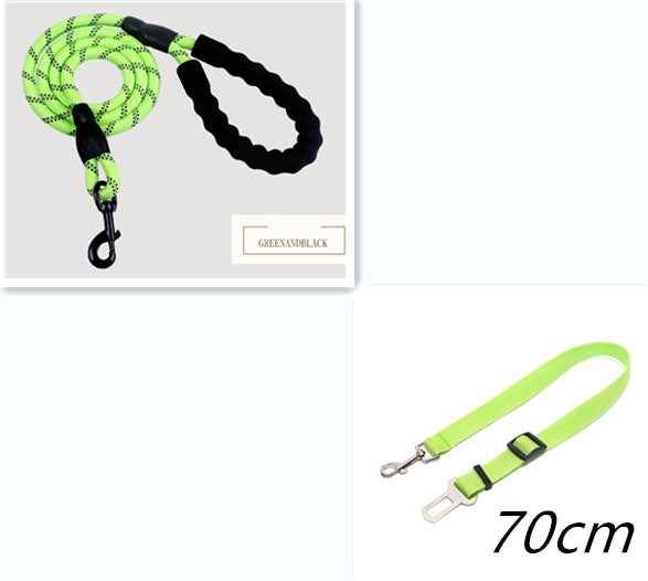 Reflective Dog Leash with Soft Grip Handle for Walking & Training